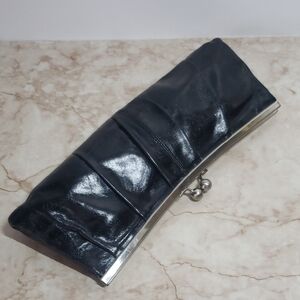 HOBO Black Leather Clutch